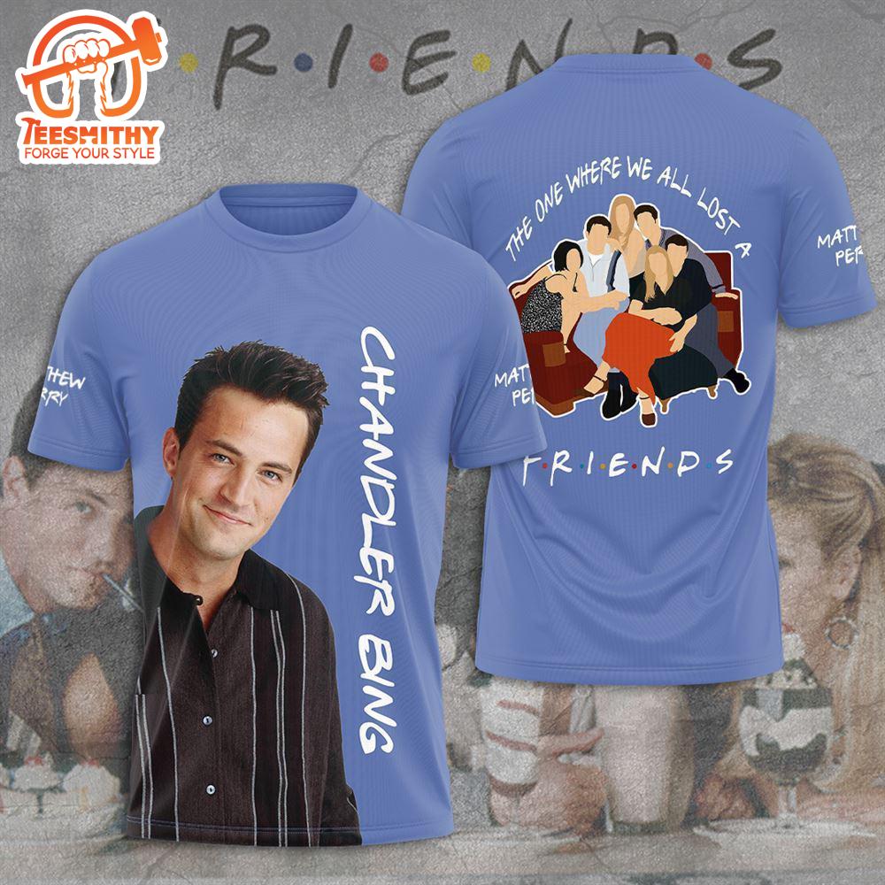 Friend 3d Shirt For Men And Women, Chandler Bing, Friends 3d Apparel   Gift Christmas