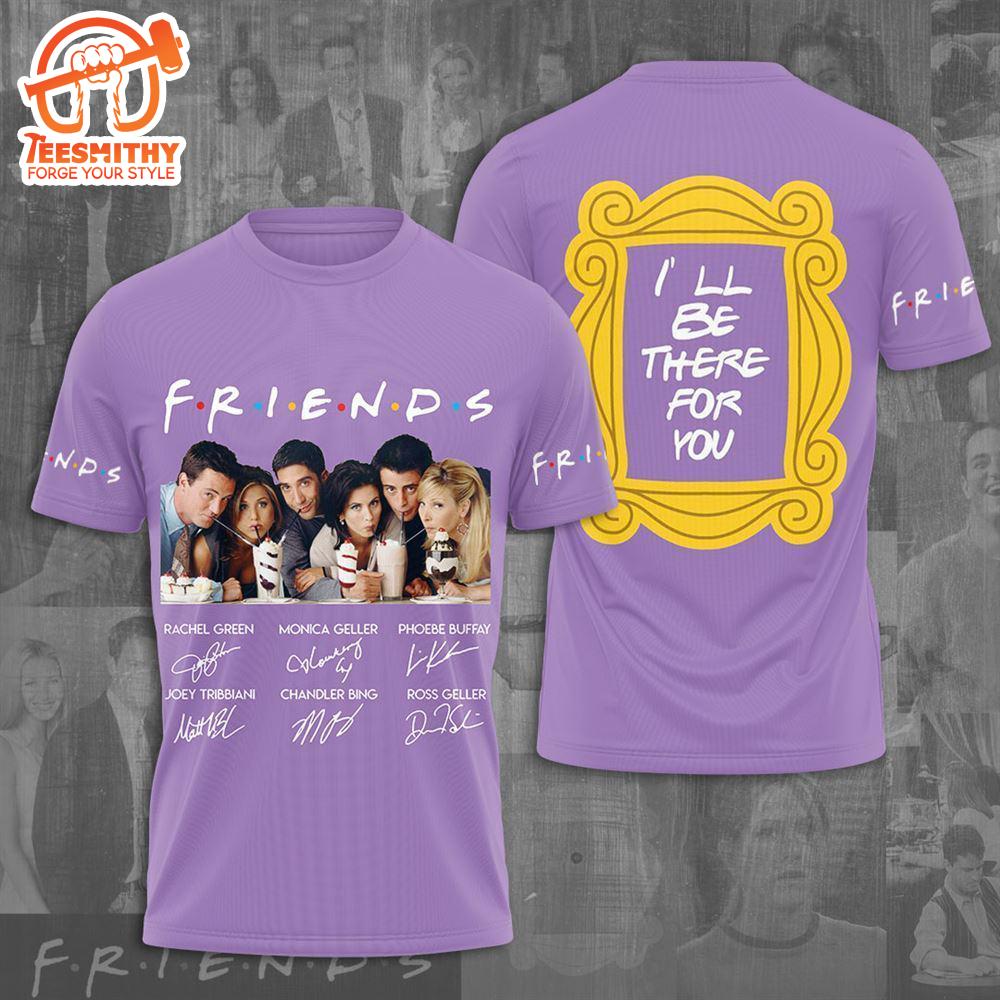 Friend 3d Shirt For Men And Women, Friends Light Purple 3d Apparel   Gift Christmas