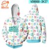 Game Animal Crossing All Over Printed Hoodie