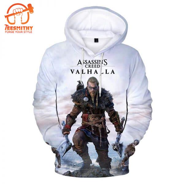 Game Assassins Creed Valhalla All Over Print Hoodie