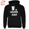 Game Day Beer Pong Black Adult Hoodie