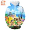 Game ed Animal Crossing Sweatshirt All Over Print Hoodie For Adult