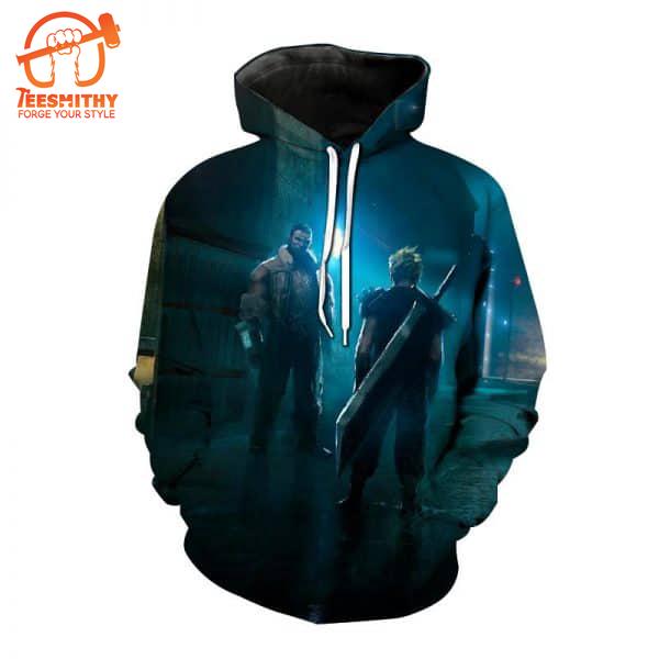 Game Final Fantasy Vii – ed Sweatshirt All Over Print Hoodie For Gmaers