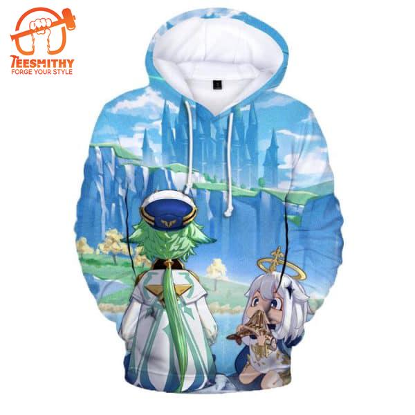 Game Genshin Impact All Over Print Hoodie