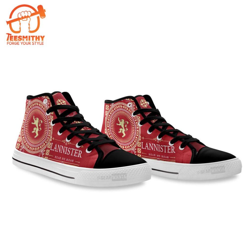 Game Of Thrones Lannister High Top Shoes Custom For Fan