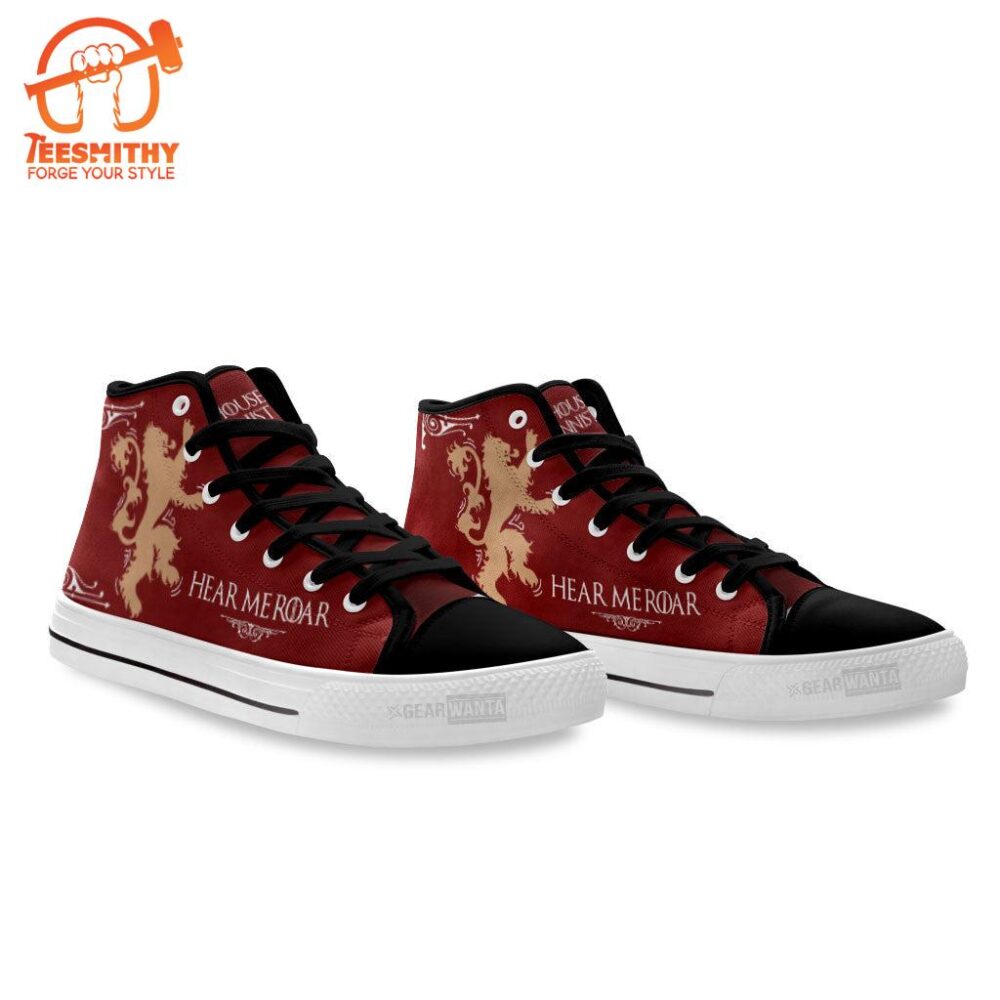 Game Of Thrones Lannister High Top Shoes Custom For Fans