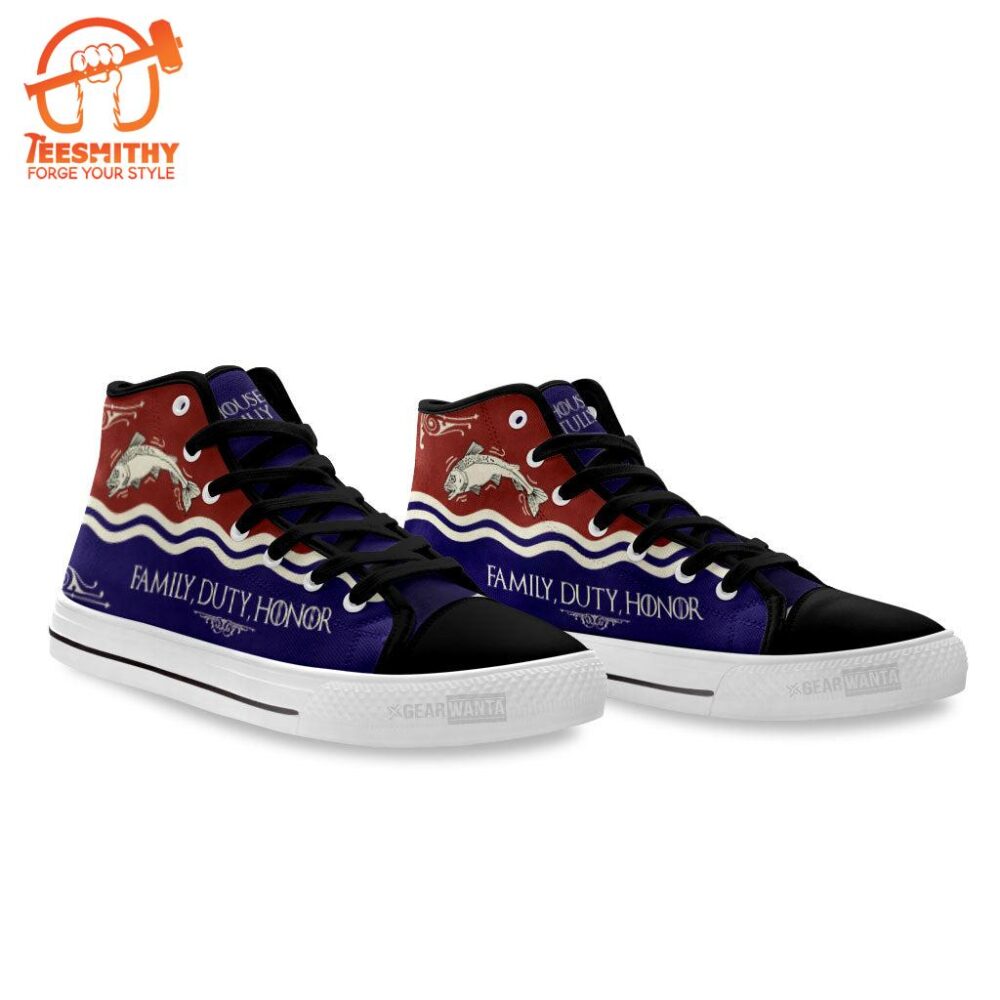 Game Of Thrones Tully High Top Shoes Custom For Fans