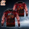 Game Over Grim Reaper Skull All Over ed Us Size All Over Print Hoodie