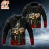 Game Over Skull All Over ed Us Size All Over Print Hoodie