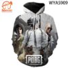 Game Playerunknown’S Battlegrounds Pubg Men’S All Over Print Hoodie