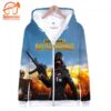 Game Pubg Zipper – Playerunknown’S Battlegrounds All Over Print Hoodie For Gamers