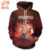 Game Roblox Fashion Sweatshirt – Sport Long-Sleeved All Over Print Hoodie For Gamers