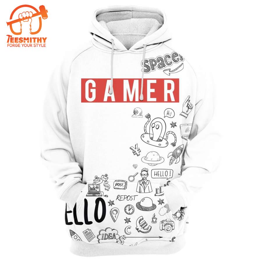 Gamer Be Like All Over Print Hoodie