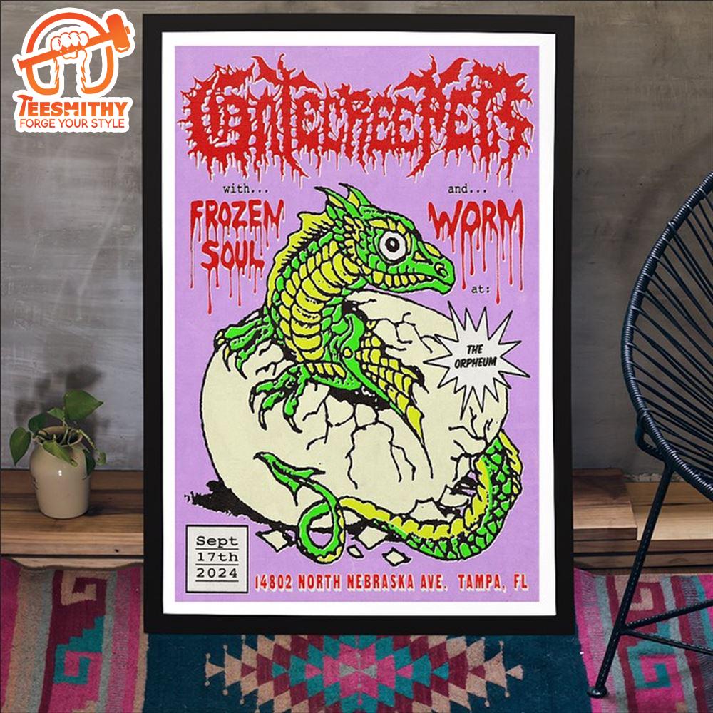 Gatecreeper Sep 17 2024 The Orpheum in Tampa FL Poster Canvas