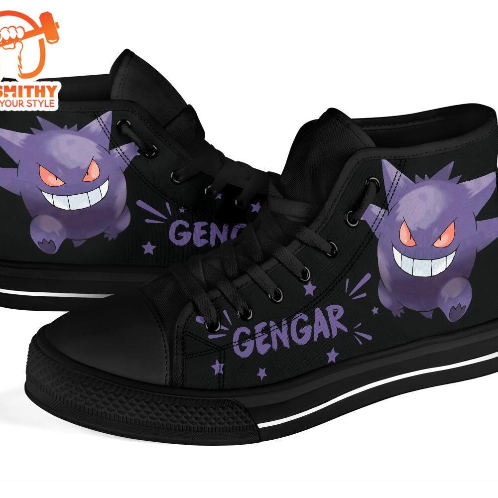 Gengar High Top Shoes Gift Idea