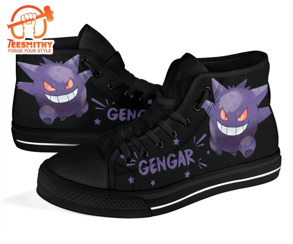 Gengar High Top Shoes Gift Idea