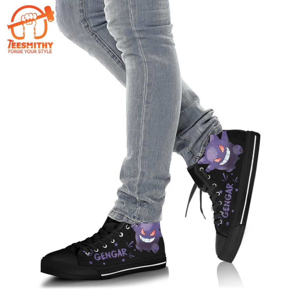 Gengar High Top Shoes Gift Idea