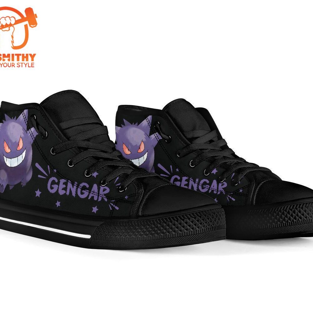 Gengar High Top Shoes Gift Idea