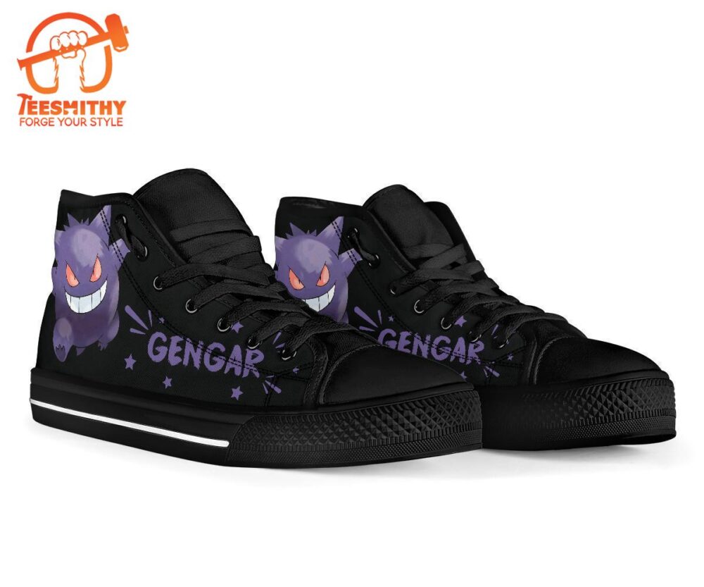 Gengar High Top Shoes Gift Idea