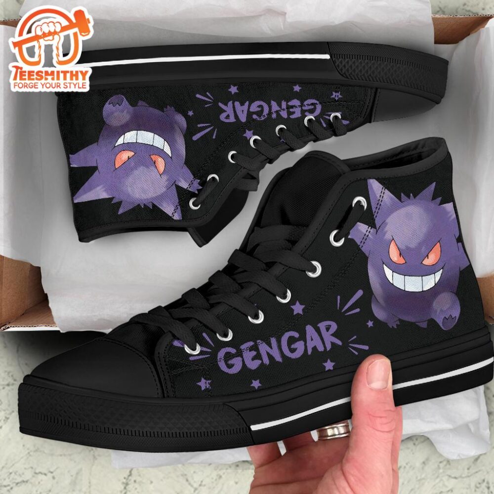 Gengar High Top Shoes Gift Idea