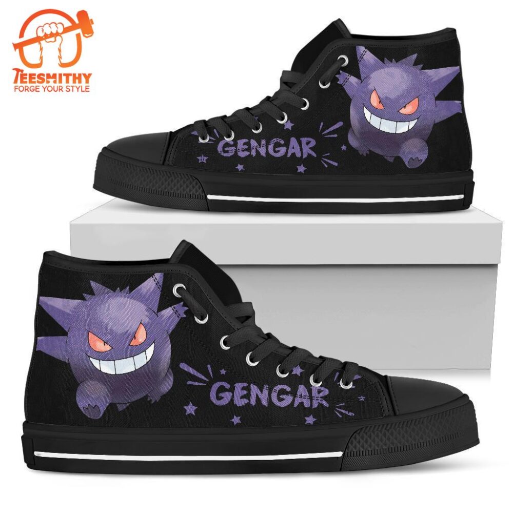 Gengar High Top Shoes Gift Idea