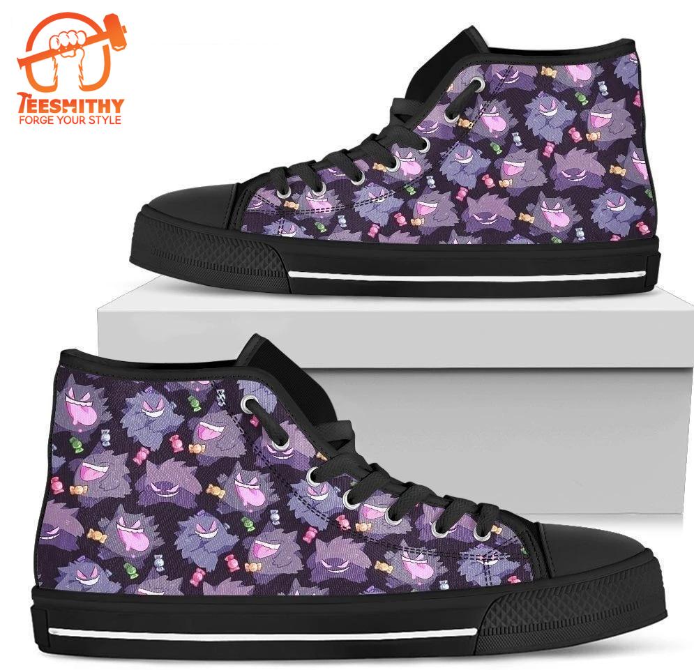 Gengar Shoes High Top Gift For Poke Fan