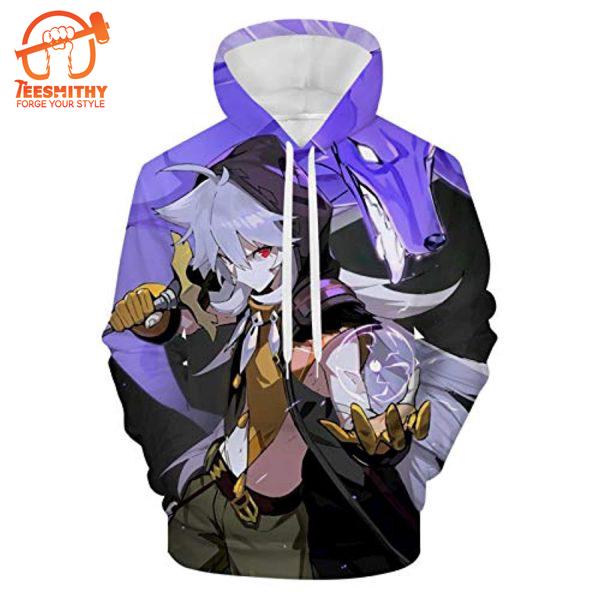 Genshin Impact – Razor Game All Over Print Hoodie