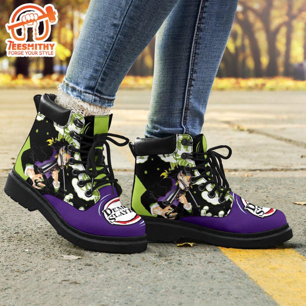 Genya Boots Shoes Demon Slayer Anime Custom