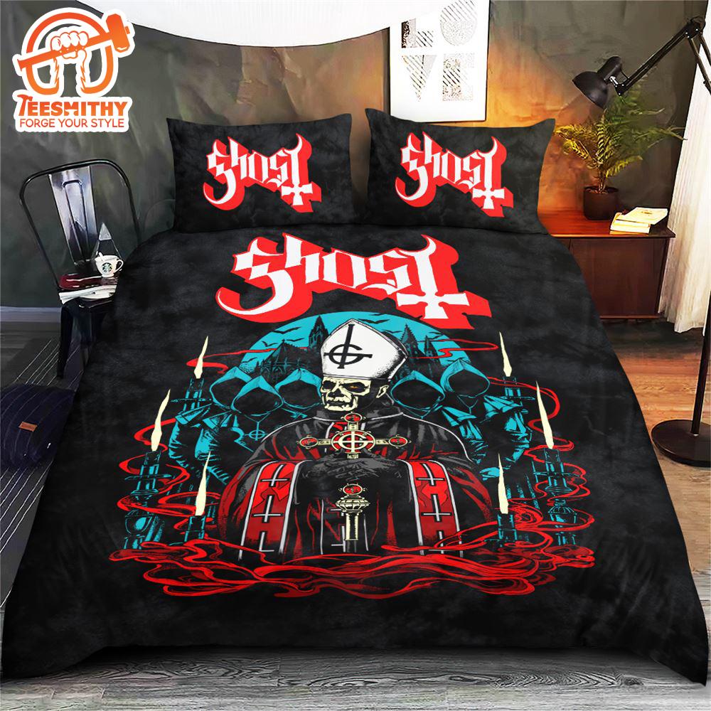 Ghost Band Bedding Set Christmas For Fans