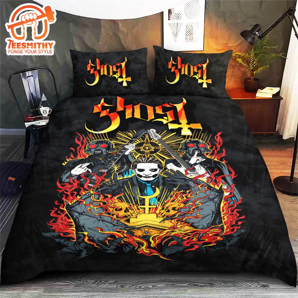 Ghost Band Bedding Set Merry Christmas Gift Fans