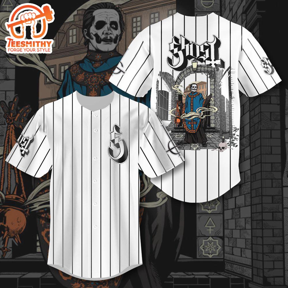 Ghost Band Trendding For Fans Baseball Jersey Shirt, For Gift Fans Jersey