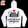 Girlfriend And Videogames All Over Print Hoodie