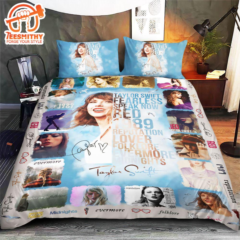 Girls Taylor Swift Duvet Cover Pillowcases Doona Bedding Set