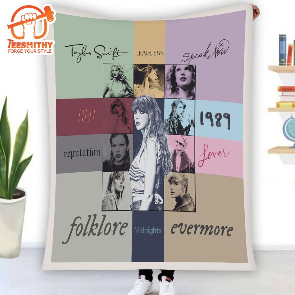 Girls Taylor Swift Fleece Blanket Throw Sofa Bed