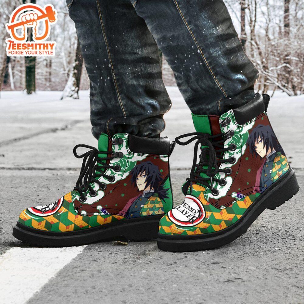 Giyuu Boots Shoes Demon Slayer Anime Custom