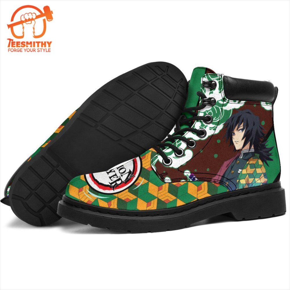 Giyuu Boots Shoes Demon Slayer Anime Custom