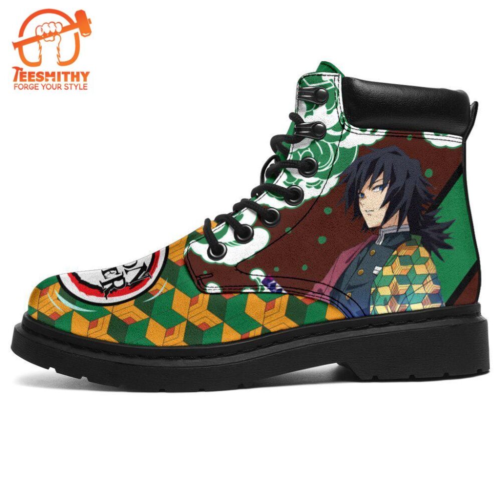 Giyuu Boots Shoes Demon Slayer Anime Custom