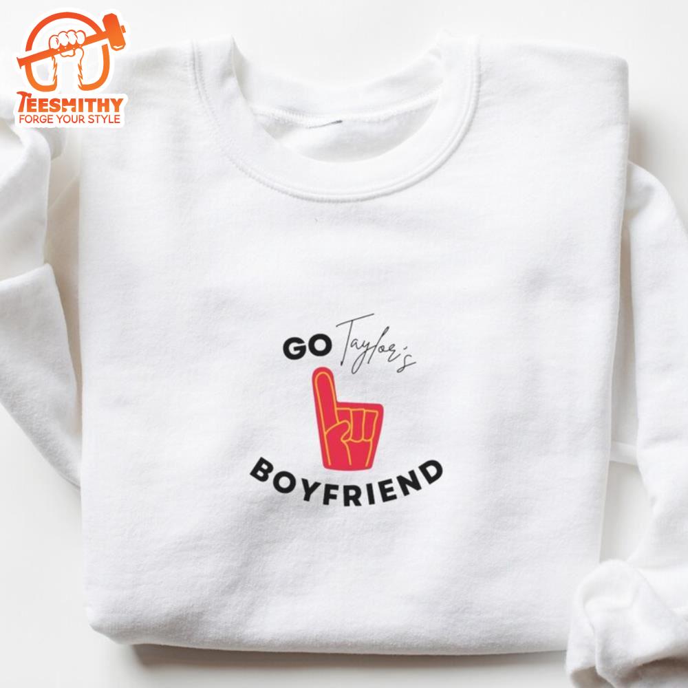 Go Taylors Boyfriend Sweatshirt, 87 Kansas City Football Sweatshirt