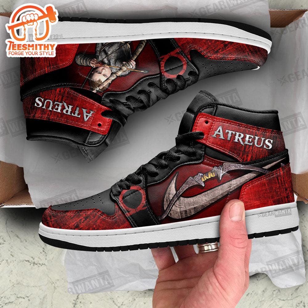 God Of War Atreus Air Jordan 1 Shoes Custom For Gamer