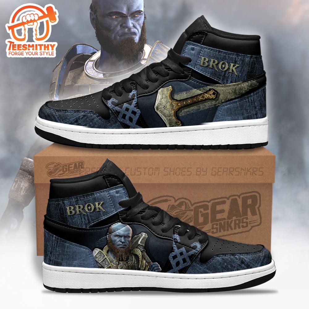 God Of War Brok Air Jordan 1 Sneakers Custom Shoes Gamer