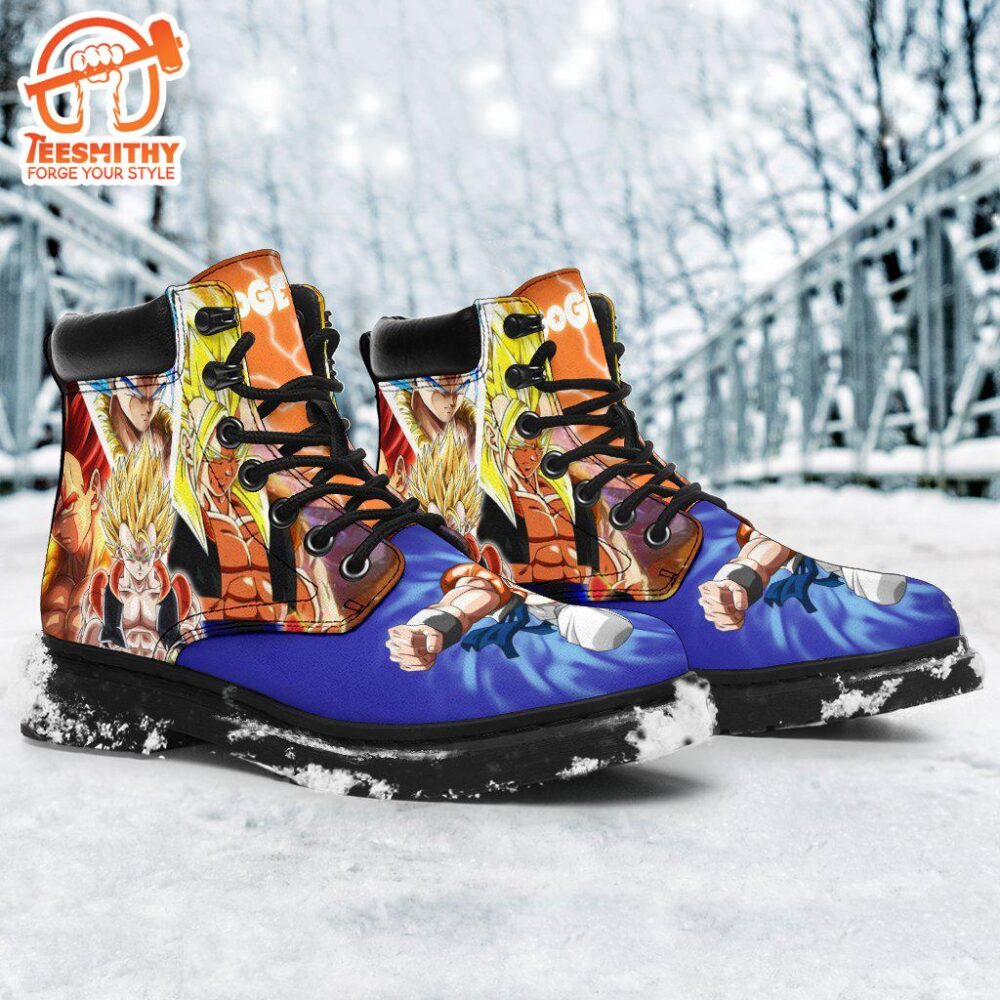 Gogeta Dragon Ball Boots Shoes Anime Custom Idea