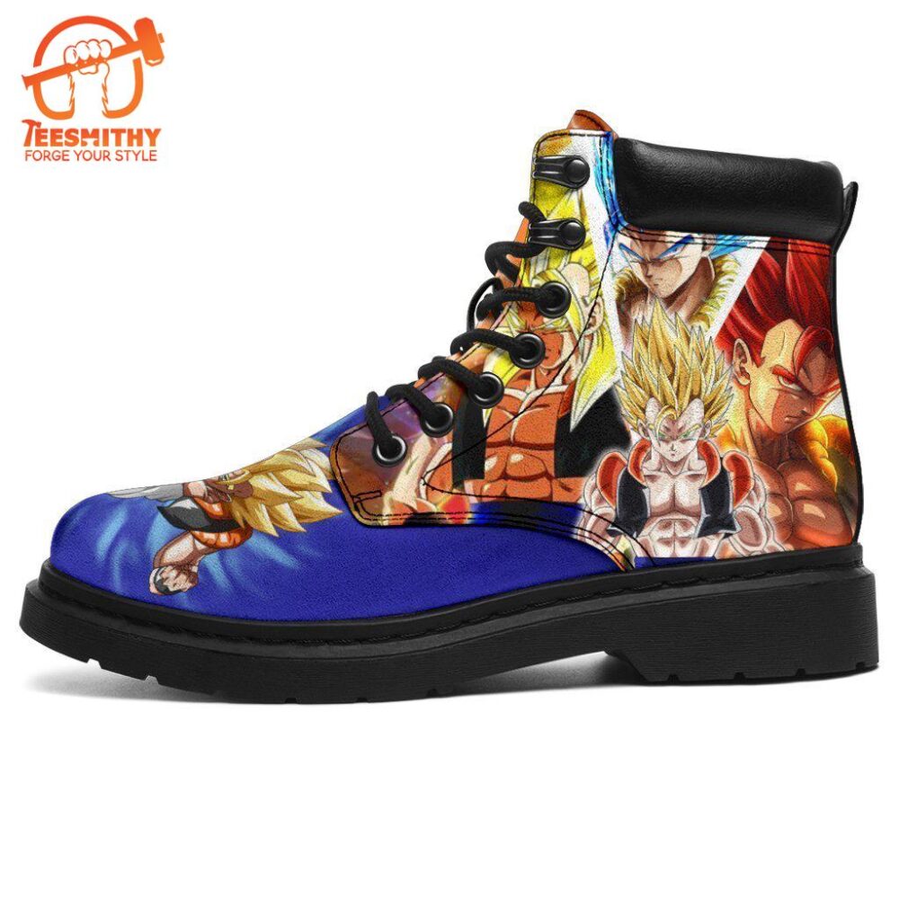 Gogeta Dragon Ball Boots Shoes Anime Custom Idea