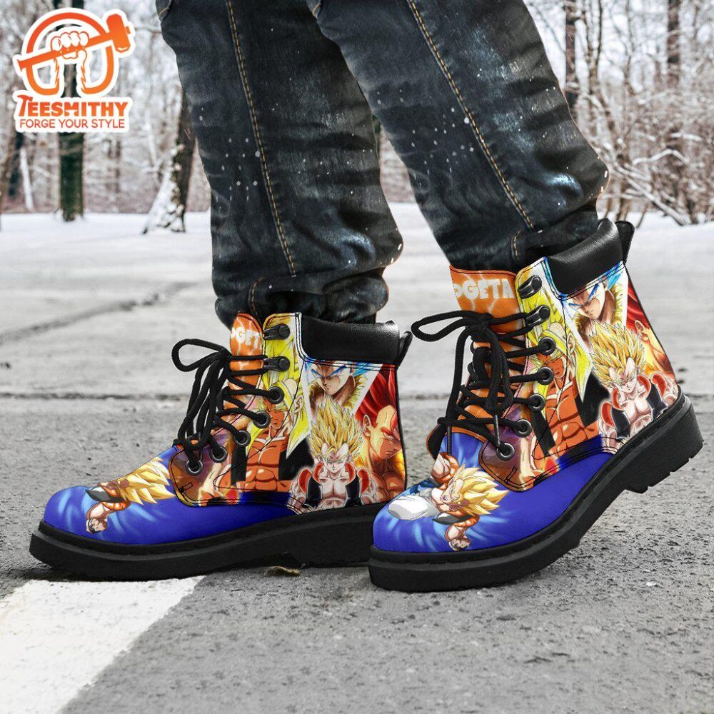 Gogeta Dragon Ball Boots Shoes Anime Custom Idea