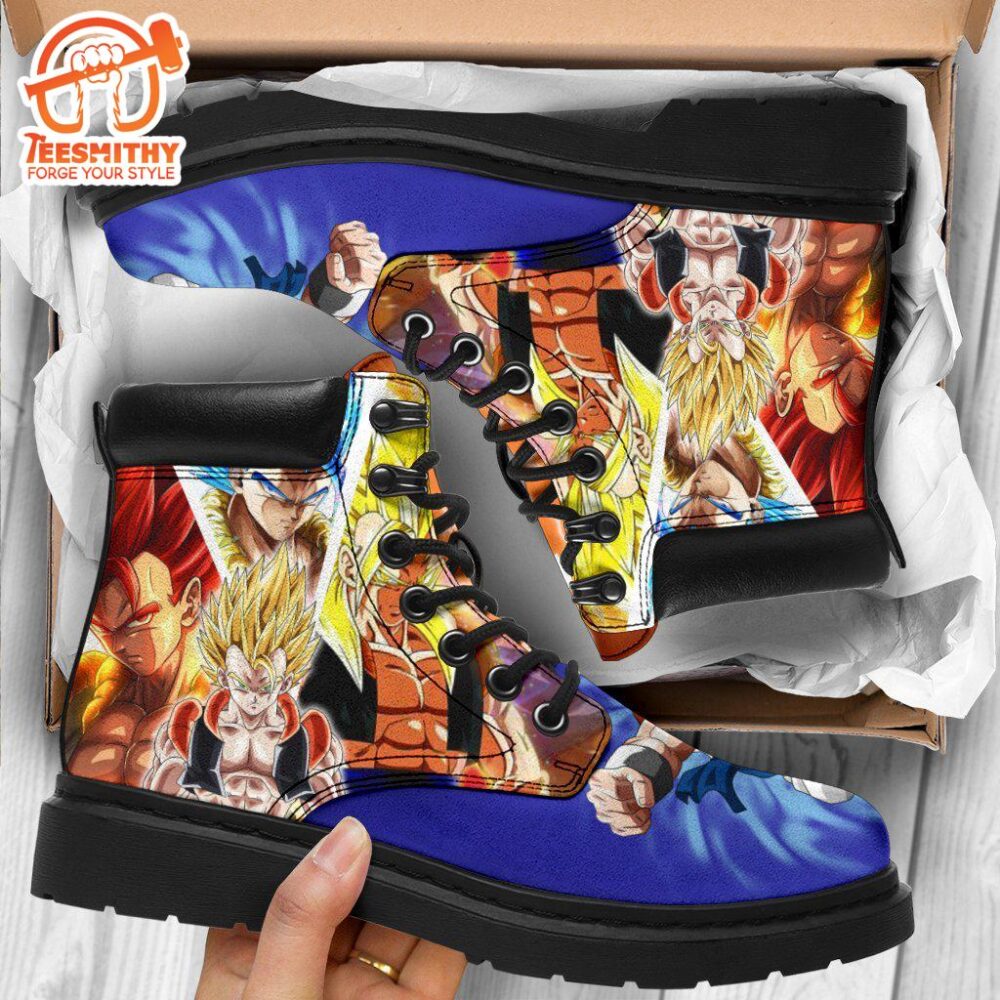 Gogeta Dragon Ball Boots Shoes Anime Custom Idea