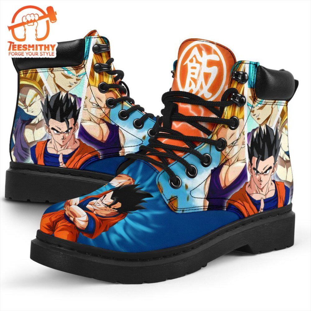 Gohan Dragon Ball Boots Timbs Anime Shoes Custom Fan Gift Idea