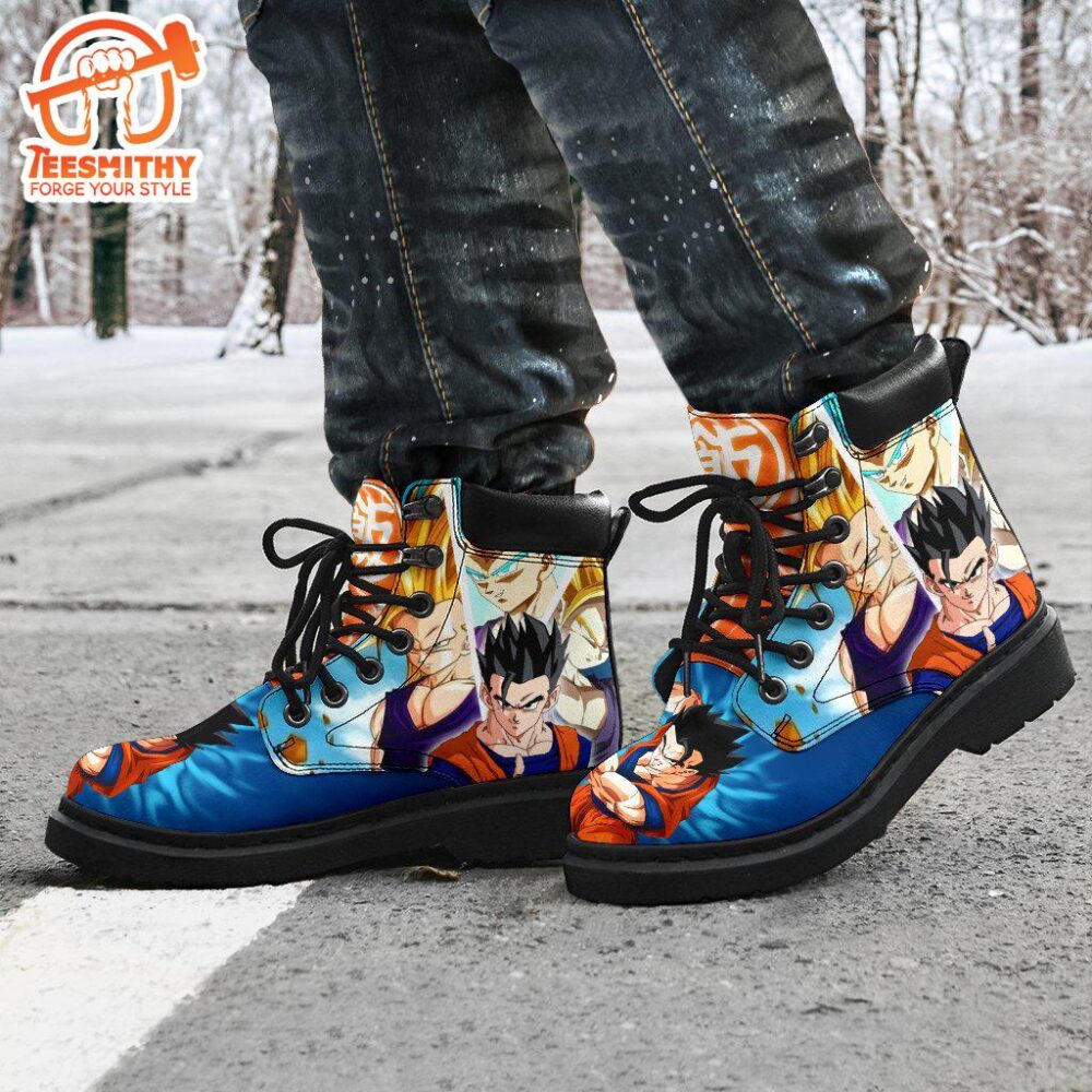 Gohan Dragon Ball Boots Timbs Anime Shoes Custom Fan Gift Idea