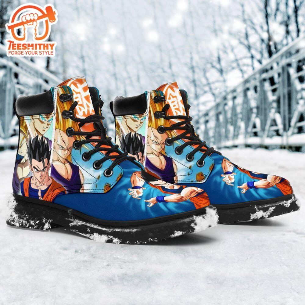 Gohan Dragon Ball Boots Timbs Anime Shoes Custom Fan Gift Idea