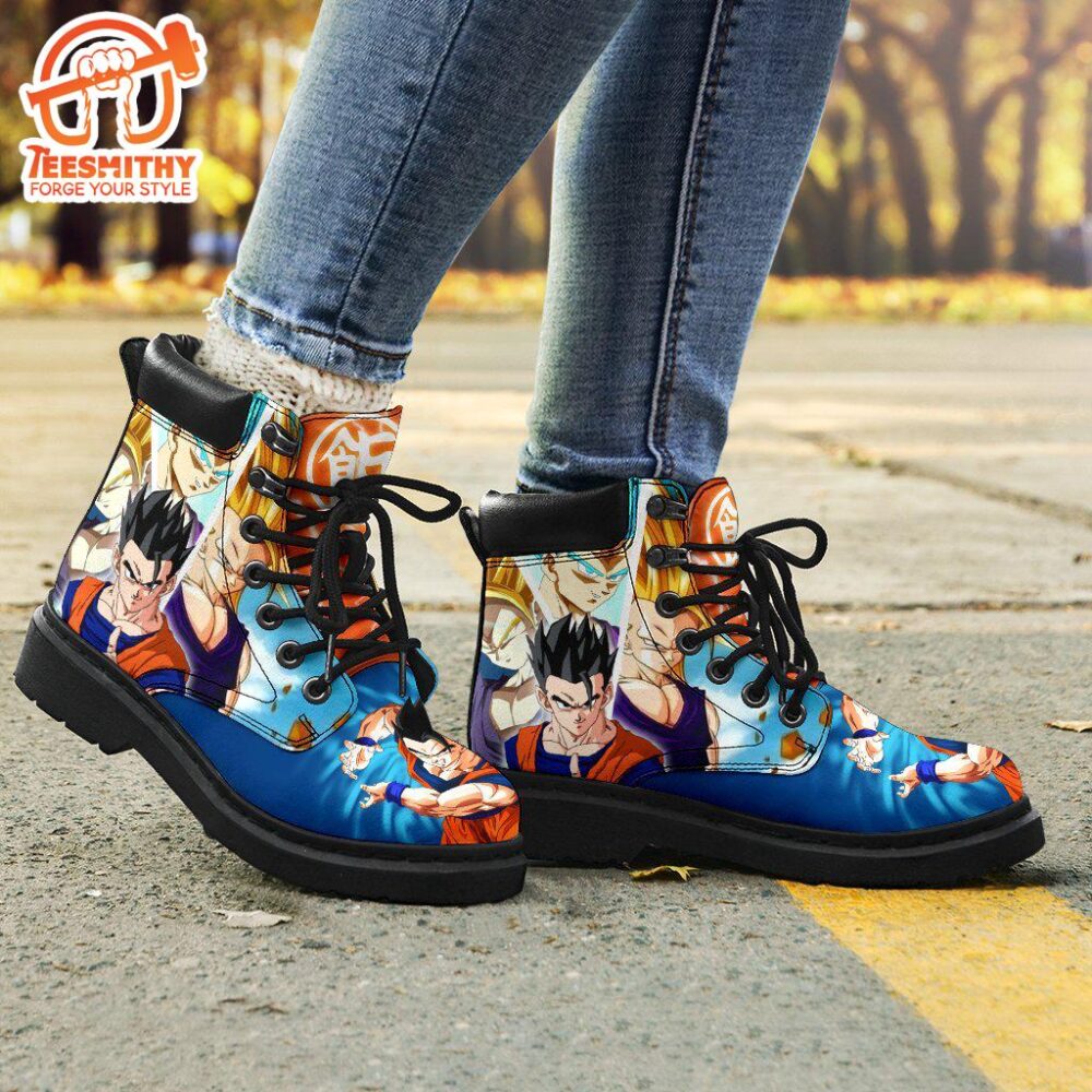 Gohan Dragon Ball Boots Timbs Anime Shoes Custom Fan Gift Idea