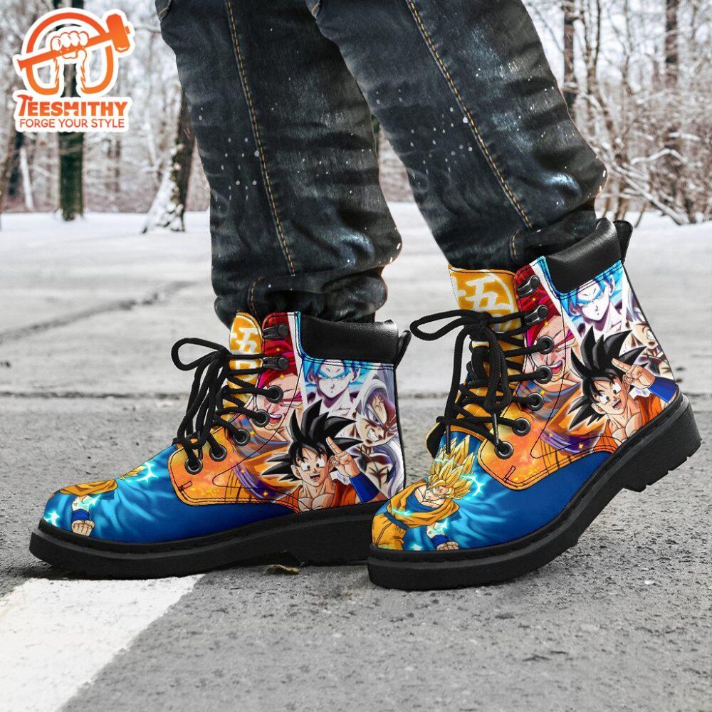 Goku Boots Timbs Dragon Ball Custom Shoes Anime Fan Gift