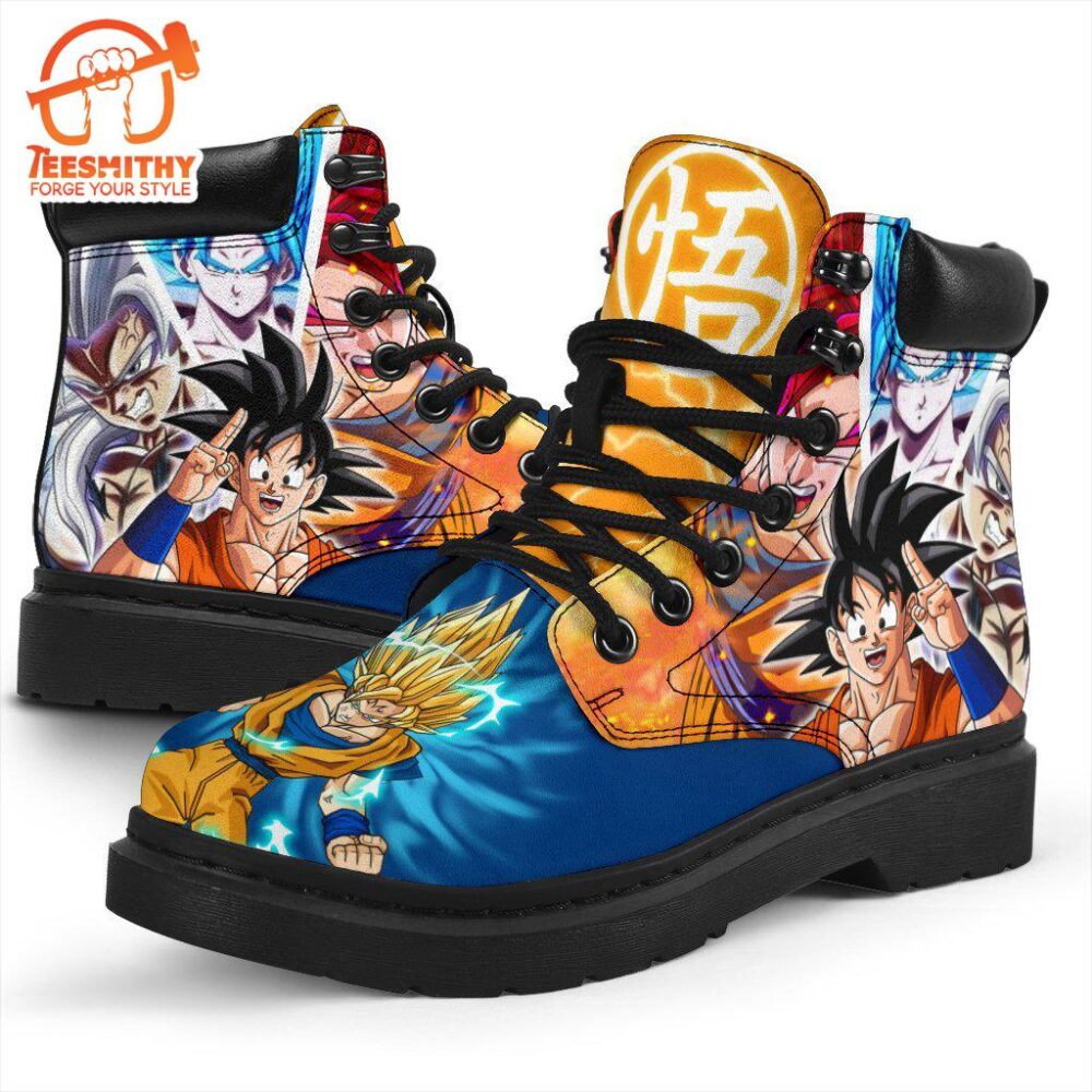 Goku Boots Timbs Dragon Ball Custom Shoes Anime Fan Gift